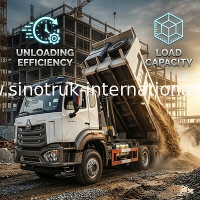 HOWO NX 371HP 6*4 20m3 Center-Lift Dump Truck