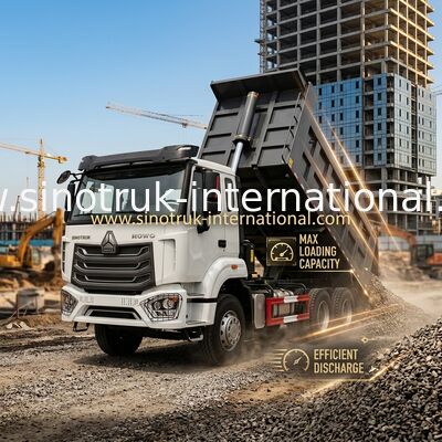 SINOTRUK HOHAN Howo Tipper Dump Truck Chassis Weichai Motor 6 × 4 LHD ZZ3257V384JB1 Model