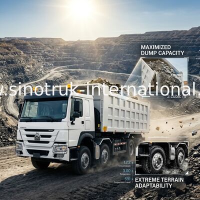 Tipper Truck SINOTRUK HOWO 400 pk 12 wielen LHD 31 ton 20-30CBM