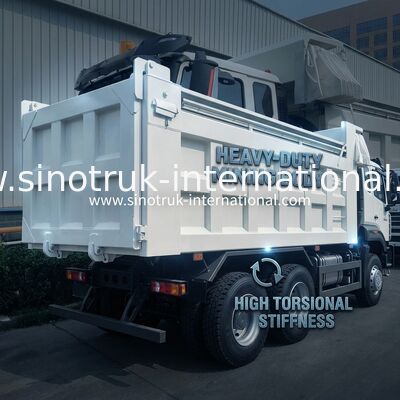 Sinotruk Dump Truck Brand New 6 × 4 Nx 20CBM Wit Met Automatisch Tarpaulin