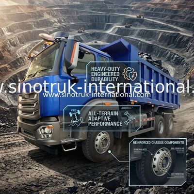 SINOTRUCK HOWO RHD 6×4 Dump Truck voor 40 ton 10 wielen