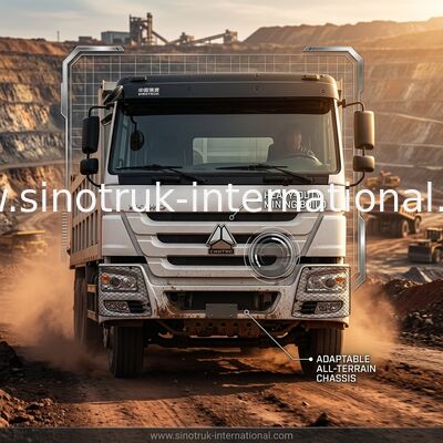 SINOTRUK HOWO Tipper Dump Truck 6×4 400HP 20CBM Witte LHD 10Wheels
