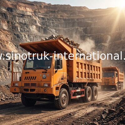 de Mijnbouw Tipper Dump Truck 371HP van 6X4 LHD 70 Ton van SINOTRUK HOWO voor Mijnbouw