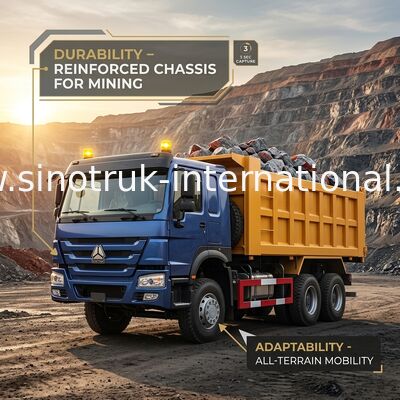 SINOTRUK HOWO Kiepwagen Stortplaats LHD 6×4 400HP