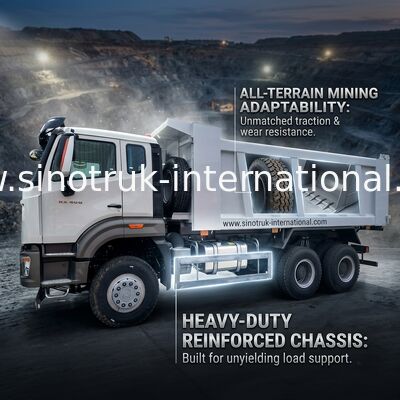 Sinotruk Howo Tipper Dump Truck New NX 10Wheels 400Hp 6 Mijnbouw × 4