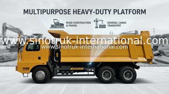 HOWO Tipper Truck 30tons 371 Linkeraandrijving 6X4 Euro2 ZZ3259N384PB3