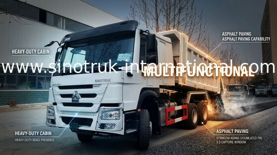 De Wielen van SINOTRUK HOWO Tipper Truck 6X4 336HP LHD 10 25 Ton van ZZ3257N3847B1