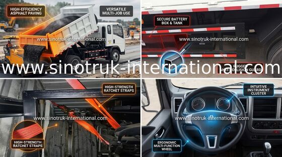 Euro2116hp Tipper Dump Truck Right Hand Aandrijving