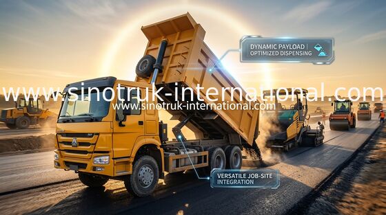 Euro 2 de Gele Koning Mine Dump Truck van HOWO 30 Ton het Laden