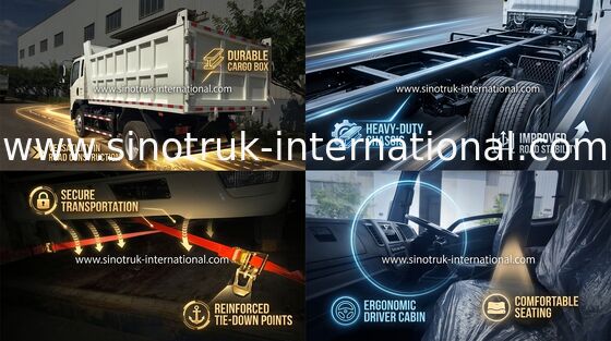 Euro Iii de Stortplaats Tipper Truck For Mining Industry van Sinotruk Howo 6x4