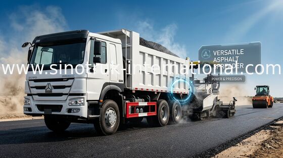 De Stortplaatsvrachtwagen 371HP LHD ZZ3257N4147W van SINOTRUK HOWO 6x4
