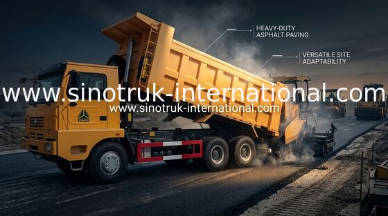 30 ton Sino Howo Dump Truck 371 Linksgestuurd