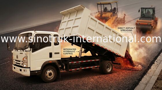4×2 Rhd 8 Ton Kipwagentipper truck 116hp voor Mijnbouw het Gebruiken