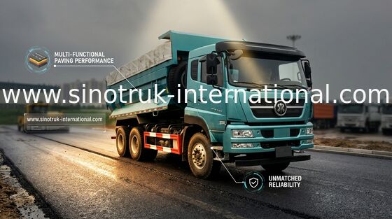 25 - 40 CNHTC-van de Vrachtwagen371hp 10 Ton Wielen van de Kippersstortplaats voor Mijnbouw/de Gemeentelijke Werken