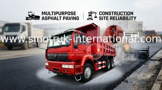 De middelgrote van de de Stortplaatsvrachtwagen SINOTRUK van de Lengtelhd 6X4 Kipper Gouden Prins 290HP voor Mijnbouw