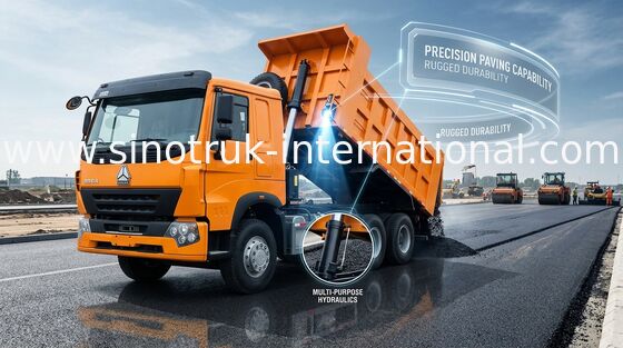 De euro de Stortplaatsvrachtwagen van de 2 Standard 10-Wielenkipper 30 - 40 Ton voor Lading schuurt/Stenen