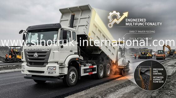 Vrachtwagen van de de Kippersstortplaats van SINOTRUK HOHAN de Op zwaar werk berekende ZZ3255N3846B1 voor Mijnbouw