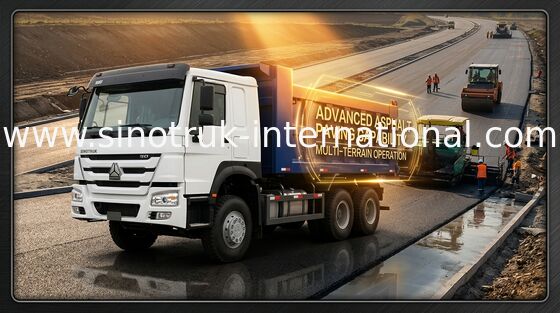De Kippersvrachtwagen 266HP 6X4 LHD 10 van SINOTRUK HOWO - Commerciële de Stortplaatsvrachtwagen van 25CBM