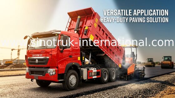 Van de de Stortplaatsvrachtwagen van SINOTRUK HOWO T7H Duitse de Mensenmotor 12 Wielen 360HP LHD voor Mijnbouwgebied