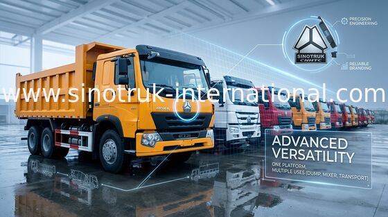 Vrachtwagen van de de Kippersstortplaats van LHD 6X4 rijdt Op zwaar werk berekende 10 30 - 40 Ton voor Mijnbouw