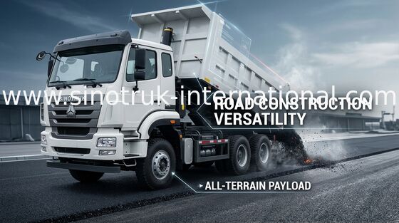 ZZ3255N3646B1 336HP LHD 10 van de de Stortplaatsvrachtwagen van Wielensinotruk Howo Euro Norm 2