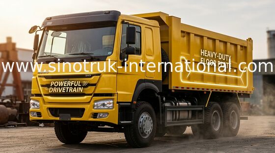 10 de Stortplaatsvrachtwagen van de wielenkipper met 10 Forwards & Omgekeerde 2 Transmissie