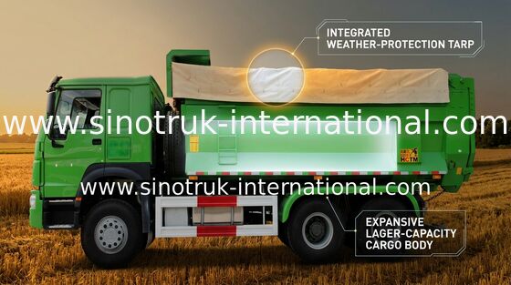 SINOTRUK de op zwaar werk berekende Vrachtwagen van de Kippersstortplaats voor VervoerBouwmateriaal
