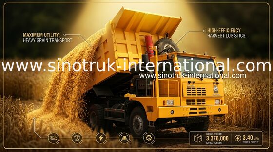 6X4 LHD-de Stortplaatsvrachtwagen 371HP van de Mijnbouwkipper 70 Ton van SINOTRUK HOWO voor Mijnbouw