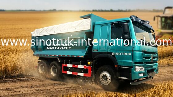 Bouwafval 10 de Vrachtwagen van de Wielstortplaats, Openbare Werken Euro 2 Howo Kippersvrachtwagen