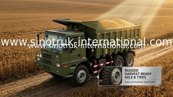 De hoge van de de Kippersstortplaats van de Ladingscapaciteit Vrachtwagen van de de Vrachtwagensinotruk HOWO70 Mijnbouw 6X4