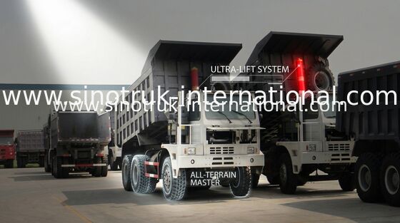 Hoge van het het Lichaamslhd 6X4 10 Wiel van de Starheidslading de Stortplaatsvrachtwagen met 70 Ton Capaciteits