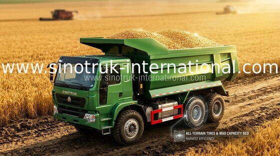 Op zwaar werk berekende CHINEEShowo Vrachtwagens/10 de Vrachtwagen371hp Laag Brandstofverbruik van de Speculantstortplaats