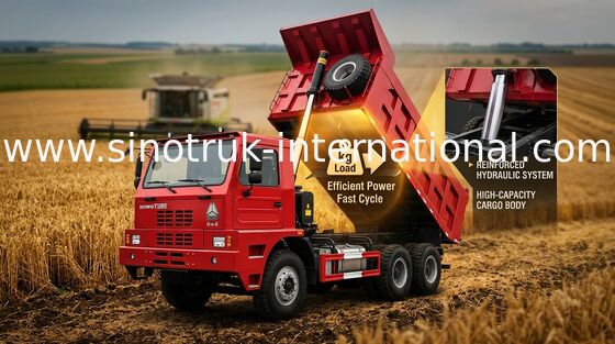 De Stortplaatsvrachtwagen 6X4 HOWO SINOTRUK ZZ5707S3640AJ van de hoog rendementkipper