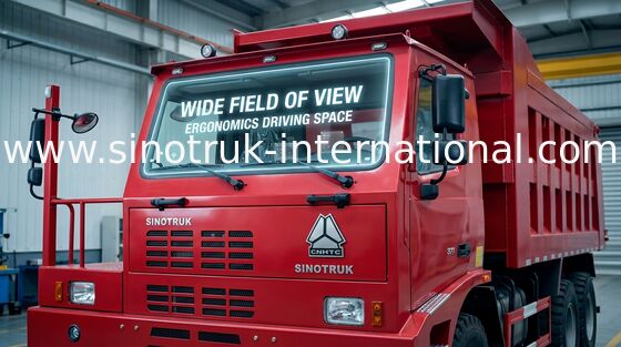 Commerciële Stortplaatsvrachtwagen met de Structuur van het Ladingslichaam/de Vrachtwagen van SINOTRUK HOWO
