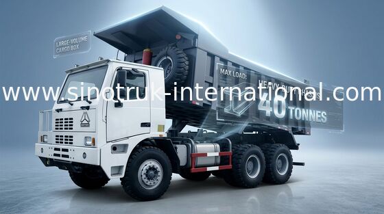 Vrachtwagen van de de Kippersstortplaats van HOWO SINOTRUK de Commerciële met Hoge Ladingscapaciteit