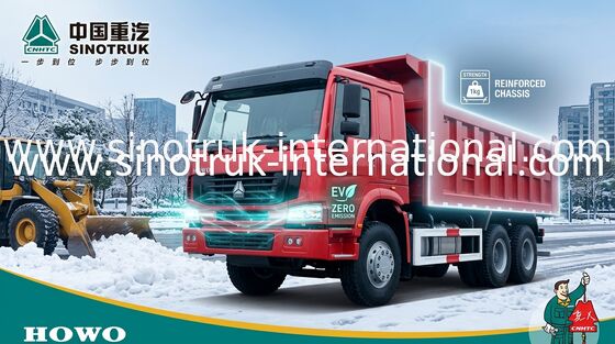 De Vrachtwagen van de de Kippersstortplaats van SINOTRUK HOWO 371HP 8X4 LHD 31tons 20-30CBM ZZ3317N3567W