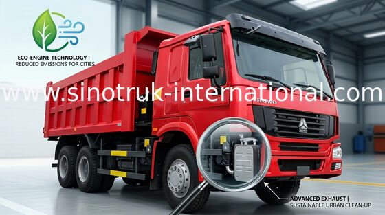 De Stortplaatsvrachtwagen 290HP 10Wheels LHD 25-40tons 10-25CBM ZZ3257M2947A van SINOTRUK HOWO