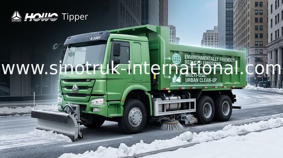 De Vrachtwagen van de kippersstortplaats SINOTRUK HOWO 10wheels LHD 371HP 25tons 10-25CBM ZZ3257N3847A