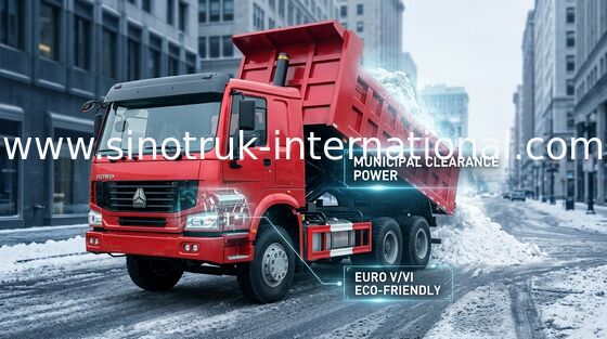 De Vrachtwagen van de kippersstortplaats SINOTRUK HOWO 371HP 25tons 6X4 LHD 10-25CBM ZZ3257N3847A