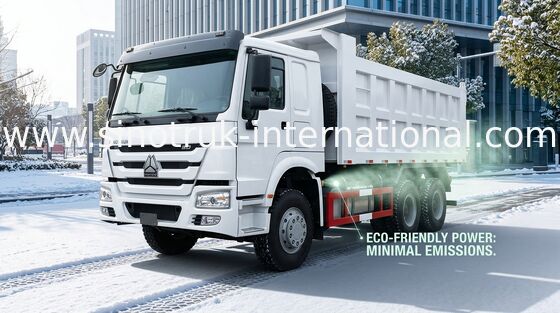 De Vrachtwagen van de kippersstortplaats SINOTRUK HOWO 25tons 371HP 10wheels RHD 10-25CBM ZZ3257N3647A