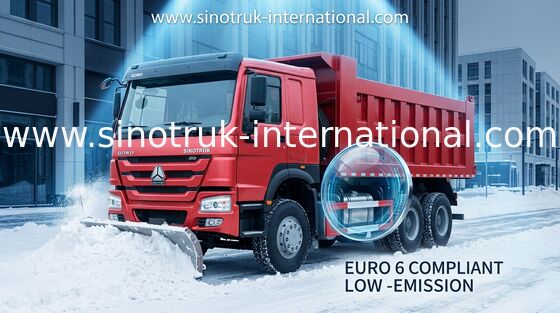 De Vrachtwagensinotruk HOWO 10 wielen die van de kippersstortplaats capaciteit 25-40tons 10-25CBM laden