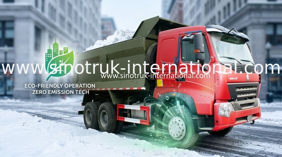 De Vrachtwagen van de kippersstortplaats SINOTRUK HOWO A7 371HP 6X4 10 Wielen voor bouwvak