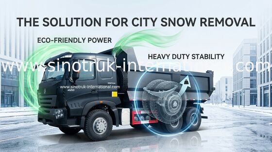 Tipper Dump Truck SINOTRUK HOWO A7 420HP voor Mijnbouw ZZ3257V3847N1