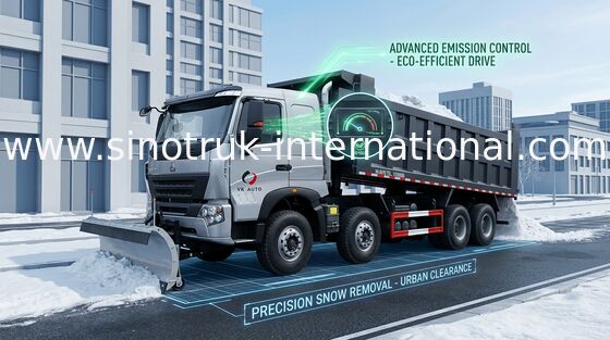 De Vrachtwagen van de kippersstortplaats SINOTRUK HOWO A7 31 ton voor Bouw ZZ3317N3567N1