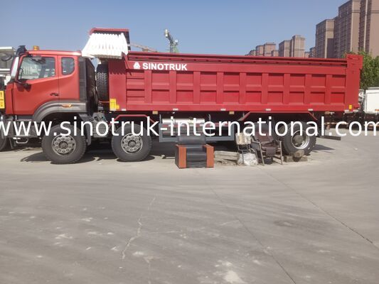 Sinotruk NX Tipper Dump Truck met 371 pk motor, 40-50T capaciteit en 8×4 aandrijving voor zwaar vervoer Rood