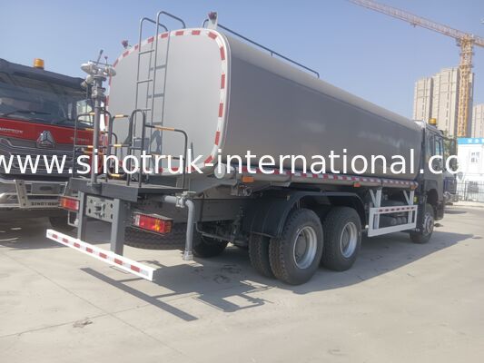 Sinotruk Howo Sprinkler Watertankwagen 10-25CBM 6 X 4 Euro 2 371HP Wit