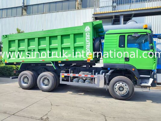 Fabrieksdirect HOWO TX 371HP 6X4 Middenheffende Dump Truck, 40-60 ton laadvermogen, 20CBM Cargo Box, dubbele 16 ton achteras, enkele 9,5 ton vooras, 13R22,5 banden