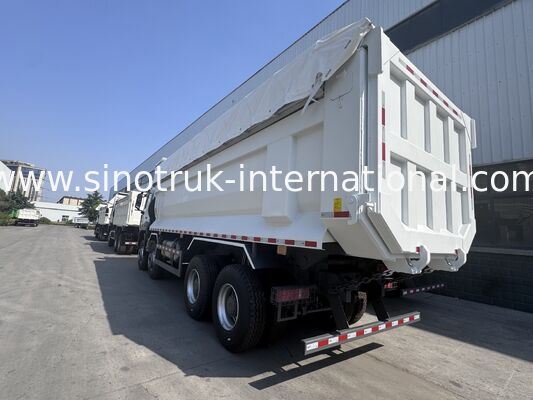SINOTRUK HOWO NX Cab Tipper Dump Truck 380HP 6X4 Een waarschuwingslicht met een traan
