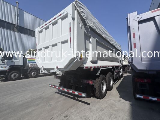 SINOTRUK HOWO NX Cab Tipper Dump Truck 380HP 6X4 Een waarschuwingslicht met een traan