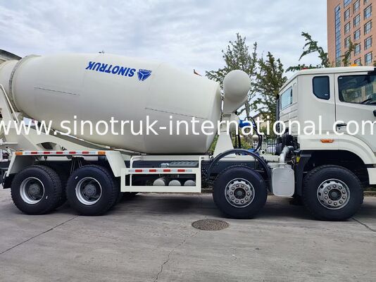 Heavy Duty HOWO 8x4 16m3 Betonmixer Truck 371HP Motor PMP Versnellingsreducer Voor de bouw